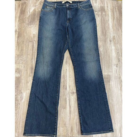 GAP Bootcut Stretch Jeans Mid Rise Women’s Sz 16 Extra Long - Picture 1 of 5